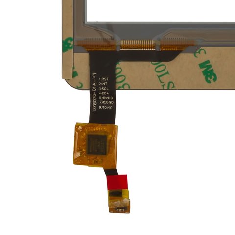Сенсорный экран для China-Tablet PC 7,85"; Cube U55GT Talk79s, белый, 135 мм, 10 pin, 202 мм, емкостный, 7,85", #078076-01A1-V1 Превью 1
