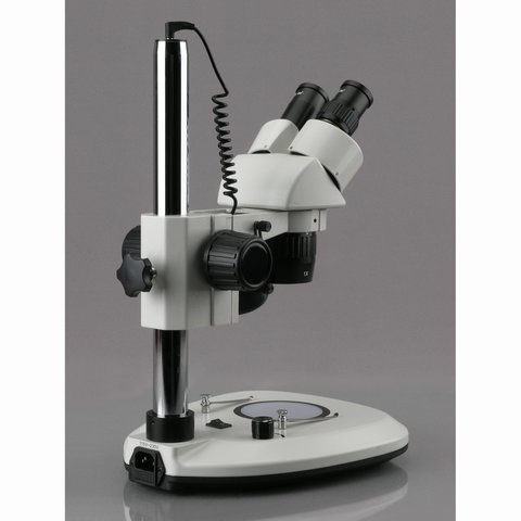 Бінокулярний стереомікроскоп AmScope SW-2B24-6WA-V331 з подвійним підсвічуванням Прев'ю 2