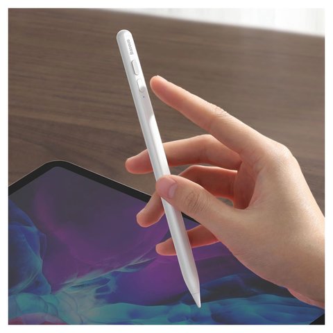 Стилус Baseus Writing Capacitive Stylus, активний, білий, #ACSXB-B02 Прев'ю 1