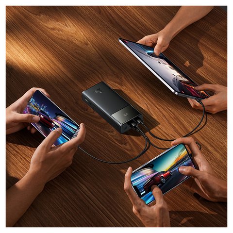Power bank Baseus Star-Lord Digital, 30000 мАг, 30 Вт, чорний, Power Delivery (PD), #P10022905113-00 Прев'ю 1