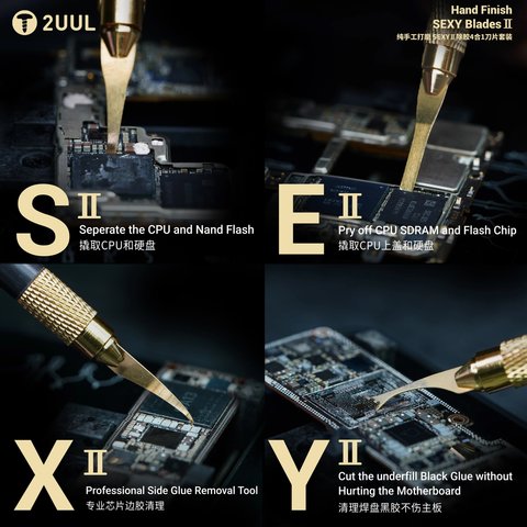 Набір скальпелів 2UUL DA61 S.E.X.Y, для мікросхем, 4 in 1 Прев'ю 3