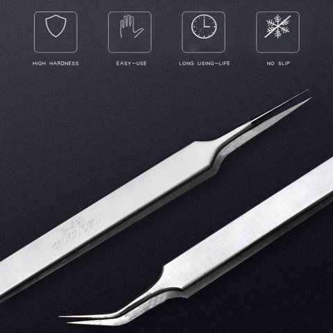 Mounting Tweezers Mechanic Aaa-15, (curved, 160 mm) Preview 3