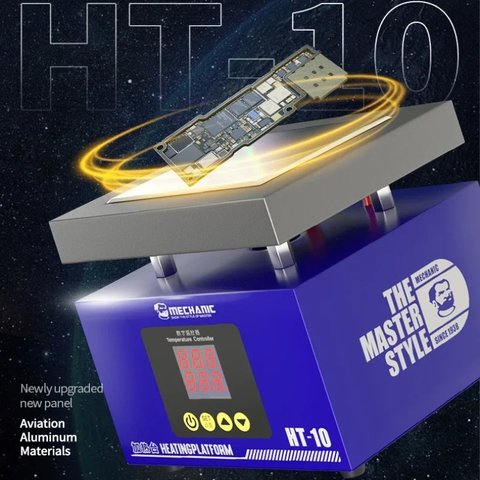 Plataforma de precalentamiento Mechanic HT-10, para reparar placas base, 10*10cm, 20-320°С, 260W Vista previa  1