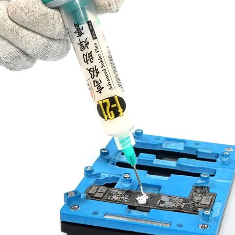Flux Paste RELIFE F-21, (with plastic plunger, lead-free, halogen-free, 10 ml) Preview 2
