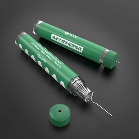 Solder 2UUL SC39, (0,8 mm, 3 m, for soldering nickel plates of batteries) Preview 5