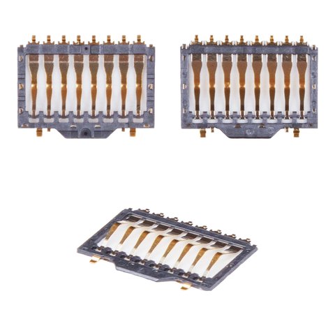 SIM Card Connector compatible with Samsung A546 Galaxy A54 5G, M346 Galaxy M34, (with memory card connector) Preview 2