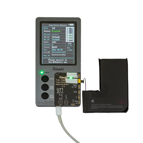 Batería puede usarse con iPhone 13 Pro, Li-ion, 3.87 V, 3095 mAh, Original (PRC), original IC, #A2656 Vista previa  1