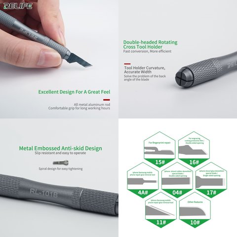 Juego de bisturíes RELIFE RL-101B, 7 in 1 Vista previa  3