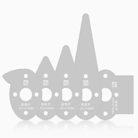 Herramienta para levantar pantalla, cristal táctil Amaoe DP3, espátula metálica, 5 uds. Vista previa  1