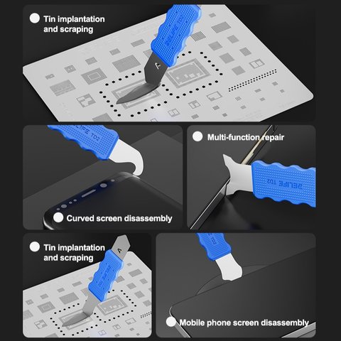 Espátula RELIFE TD2 Pro, para desensamblar dispositivos móviles, metal, 4 in 1 Vista previa  2