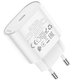 Сетевое зарядное устройство Hoco C109A, 20 Вт, Power Delivery (PD), белый, 1 порт, #6942007656658 Превью 1